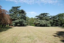 Entrée du parc du château d'Arquier