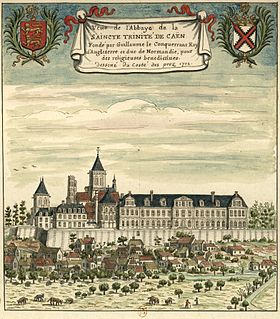 L'abbaye en 1702.