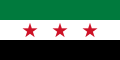 Drapeau de la République syrienne (1930-1958, 1961-1963)