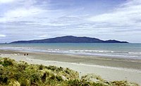 Kapiti gezien vanaf Waikanae