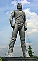 One of many statues of Michael Jackson positioned to promote the HIStory World Tour.