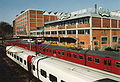 Tog ved Station Hof, april 2002.