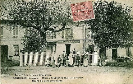 Route de Bordeaux-Paris, Maison Touleuyre (1900-1920).