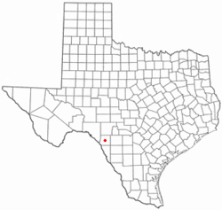 موقعیت Brackettville, Texas