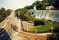 Vista del monumento antes de la construcción del River Park