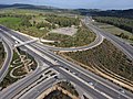 Golani interchange and the memorial site of the Golani brigade, January 2019