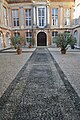 Calade de galets de Garonne à l'hôtel de Nupces, Toulouse, XVIIIe siècle.