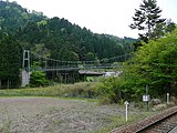 保良の宮橋（2008年2月、駅から望む）