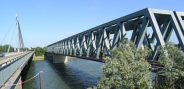 Maxau Rhine bridges, Germany