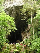 Entrada a la cueva, Parque nacional El Guácharo.