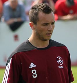 Hovland in 2014 als speler van 1. FC Nürnberg