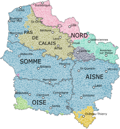 Alta Francia – Mappa