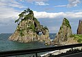 小袖海岸（日语：小袖海岸）的釣鐘洞（日语：つりがね洞）