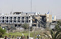 Destroyed building of the UN Headquarter in Baghdad, August 2003