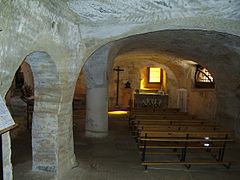 Iglesia rupestre de Santa María de Valverde, en Valderredible.