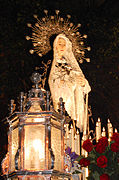 Vierge des Douleurs lors de la Semaine sainte