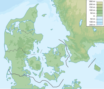 Kartposition Danmark