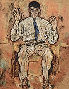 Egon Schiele, Retrato de Albert Paris