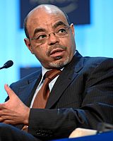 Meles Zenawi – former President and Prime Minister of Ethiopia. Meles acquired an MBA from the OU in 1995.[76]