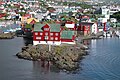 Tinganes in Tórshavn, seat of a part of the Faroese government