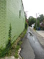 Alley off Gregson in Durham, North Carolina. (15 Alley?)