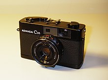 Konica C35, Sucherkamera, schwarz