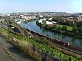 Regional-Express service from Frankfurt approaching Würzburg