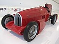 Alfa Romeo Tipo B/P3 Aerodinamica, se kterým jel Guy Moll na Avusu v roce 1934 (Muzeum Enza Ferrariho v Modeně)