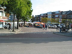 De vrijdagmarkt in Schaesberg