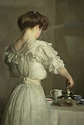 Tea leaves (detail, mrs. Paxton), 1909