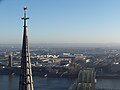 View (from bell tower over Rhine)