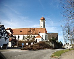 Skyline of Jagstzell