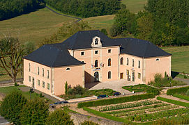 Hautefort, the town hall, exterior.