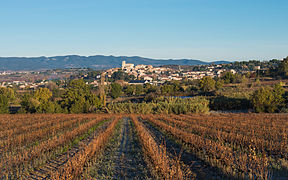 Corneilhan, Hérault, France. General view from South in 2013.