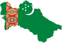 Turkmenistan-Flagmap.svg