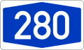 File:Bundesautobahn 280 number.svg