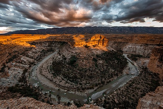 Canyon of Ghoufi, province of Batna, Est of Algeria Photograph: Chettouh Nabil