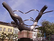 Brunnenplastik (1985) Bismarckplatz Heidelberg