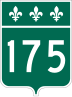 Route 175 marker