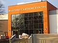 2013 Westcroft leisure and library complex on the edge of Carshalton Village in the London Borough of Sutton