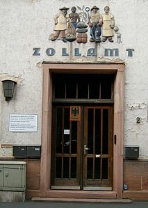 Das Zollamt in Marburg