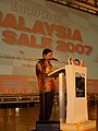 Malaysia Tourism Secretary Donald Lim launches GP Sale 2007