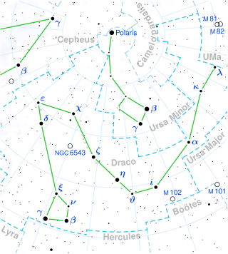 Sigma Draconis is located in the constellation Draco