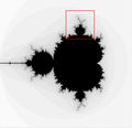 Seluruh himpunan Mandelbrot