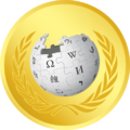 Gold wiki medal