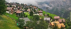 Blick auf Mürren