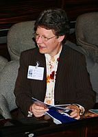 Jocelyn Bell Burnell led the physics department at the OU for 10 years.[73]