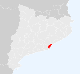 Barcelonès – Localizzazione