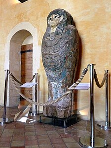 Sarcophage de dame Kaa-Iset, Moyenne Égypte, vers 330 av. J.-C.