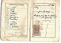 Passaporto per l'Austria 2.8.1910 valido tre anni